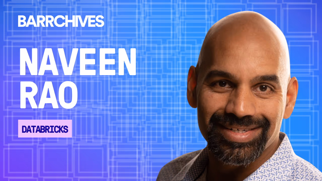 Building Deep Tech Beyond the SaaS Playbook, with Naveen Rao, VP of AI at Databricks