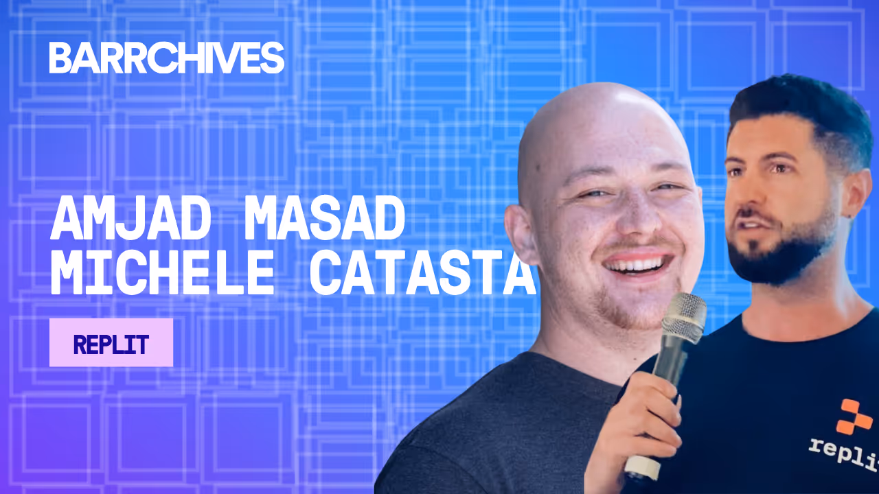 How Replit is Using AI to Help Develop the Next Billion Coders, with Amjad Masad & Michele Catasta